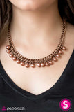 Paparazzi "Unchained METAL-dy" Copper Necklace & Earring Set Paparazzi Jewelry