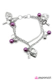 Paparazzi "Under Lock and Key" Purple Bracelet Paparazzi Jewelry