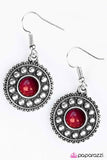 Paparazzi "Under the Desert Sun - Red" earring Paparazzi Jewelry