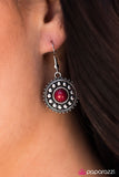 Paparazzi "Under the Desert Sun - Red" earring Paparazzi Jewelry