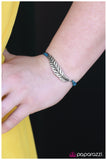 Paparazzi "Under the FEATHER - Blue" bracelet Paparazzi Jewelry