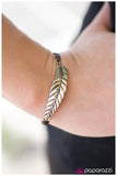 Paparazzi "Under the FEATHER - Brass" bracelet Paparazzi Jewelry