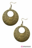 Paparazzi "Under The Tuscan Sun" earring Paparazzi Jewelry