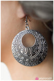 Paparazzi "Under The Tuscan Sun - Black" earring Paparazzi Jewelry