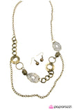 Paparazzi "UnDISCovered - Brass" necklace Paparazzi Jewelry