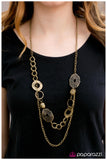 Paparazzi "UnDISCovered - Brass" necklace Paparazzi Jewelry