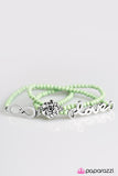 Paparazzi "Unforgettable Summer - Green" bracelet Paparazzi Jewelry