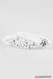 Paparazzi "Unforgettable Summer - White" bracelet Paparazzi Jewelry