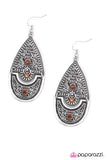 Paparazzi "Unhinged" Brown Earrings Paparazzi Jewelry