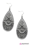 Paparazzi "Unhinged" Silver Earrings Paparazzi Jewelry