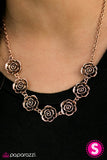 Paparazzi "Until The Last Petal Falls - Copper" necklace Paparazzi Jewelry