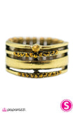 Paparazzi "Up All Night - Brass" ring Paparazzi Jewelry