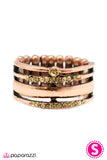 Paparazzi "Up All Night - Copper" ring Paparazzi Jewelry