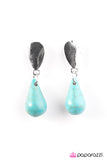 Paparazzi "Up The Creek - Blue" earring Paparazzi Jewelry