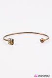 Paparazzi "Uptown Glam" Brass Bracelet Paparazzi Jewelry