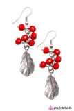 Paparazzi "Up, Up and Away - Red" earring Paparazzi Jewelry