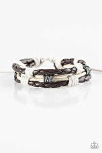 Paparazzi "Urban Adventurer - White" bracelet Paparazzi Jewelry