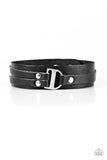 Paparazzi "Urban Edge - Black" bracelet Paparazzi Jewelry