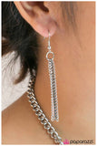 Paparazzi "Urban Fringe - Silver" necklace Paparazzi Jewelry