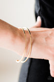 Paparazzi "Urban Rules - Gold" bracelet Paparazzi Jewelry