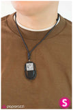 Paparazzi "Urban Underground" Black Necklace Unisex Paparazzi Jewelry