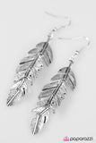 Paparazzi "Use Your Wings - Silver" earring Paparazzi Jewelry