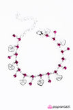 Paparazzi "Valentine Wishes" Pink Bracelet Paparazzi Jewelry