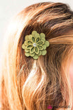 Paparazzi "Valley Girl - Green" hair clip Paparazzi Jewelry