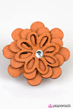 Paparazzi "Valley Girl - Orange" hair clip Paparazzi Jewelry