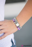 Paparazzi "Valley Of Flowers - Purple" bracelet Paparazzi Jewelry