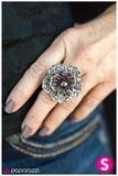 Paparazzi "Vanity Fair - Brown" ring Paparazzi Jewelry