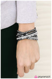 Paparazzi "Varsity Team - Black" bracelet Paparazzi Jewelry