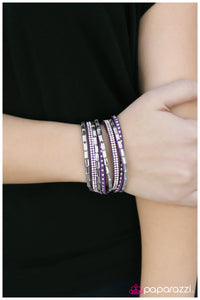 Paparazzi "Varsity Team - Purple" bracelet Paparazzi Jewelry