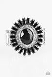 Paparazzi "Vengeance Is SHINE! - Black" ring Paparazzi Jewelry