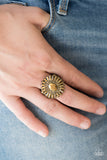 Paparazzi "Vengeance Is SHINE! - Brass" ring Paparazzi Jewelry