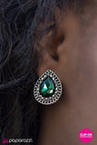 Paparazzi "Venice Venture" Green Earrings Paparazzi Jewelry