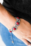 Paparazzi "Ventura Vogue" Red Bracelet Paparazzi Jewelry
