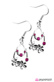 Paparazzi "Very Merry" Pink Earrings Paparazzi Jewelry