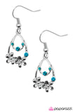 Paparazzi "Very Merry" Blue Earrings Paparazzi Jewelry