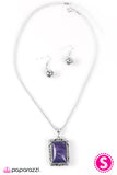 Paparazzi "Victorian Venture" Purple Necklace & Earring Set Paparazzi Jewelry