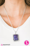 Paparazzi "Victorian Venture" Purple Necklace & Earring Set Paparazzi Jewelry