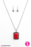 Paparazzi "Victorian Venture - Red" necklace Paparazzi Jewelry