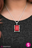 Paparazzi "Victorian Venture - Red" necklace Paparazzi Jewelry
