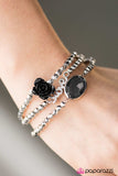 Paparazzi "Victorian Vibrato" Black Bracelet Paparazzi Jewelry