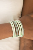 Paparazzi "Victory Shine" Green Wrap Bracelet Paparazzi Jewelry