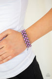 Paparazzi "Vintage Venture" Purple Bracelet Paparazzi Jewelry