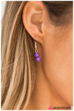 Paparazzi "Vivacious Vibes" Purple Necklace & Earring Set Paparazzi Jewelry