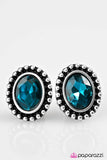 Paparazzi "Viva La Glam" Blue Earrings Paparazzi Jewelry