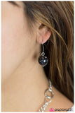 Paparazzi "Vixen" Black Necklace & Earring Set Paparazzi Jewelry