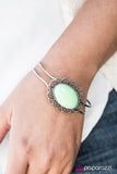 Paparazzi "Vogue and Vintage - Green" bracelet Paparazzi Jewelry
